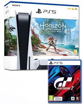 PlayStation 5 - Horizon Bundle GT7 Set (PS5, Horizon, Gran Turismo 7)
