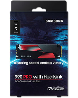 990 PRO SSD with Heatsink - 2 TB