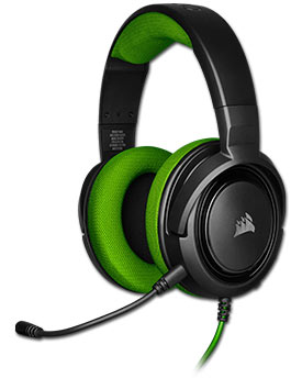 HS35 Stereo Gaming Headset -Green-