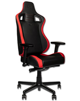Gaming Chair EPIC Compact -Black/Carbon/Red-