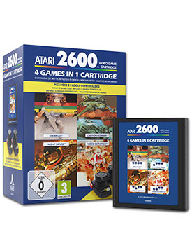 Atari 2600: 4 Games in 1 Cartridge and Paddle Pack