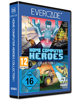 EVERCADE Blue 05: Home Computer Heroes Collection 1