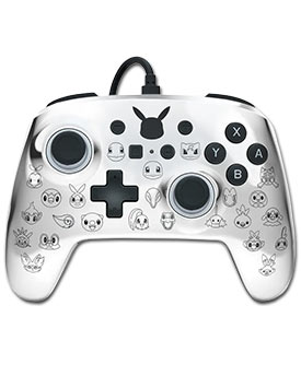Enhanced Wired Controller -Pikachu Black & Silver-