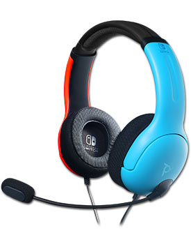 LVL 40 Wired Stereo Gaming Headset -Red/Blue-