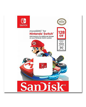 microSDXC Mario Kart Edition for Nintendo Switch 100MB/s, 128 GB