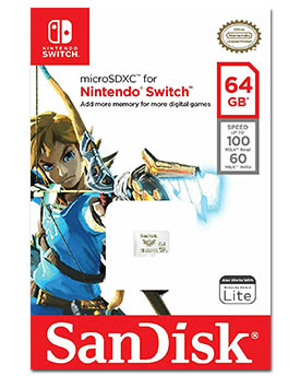 microSDXC Zelda Edition for Nintendo Switch 100MB/s, 64 GB