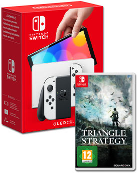 Nintendo Switch OLED - Triangle Strategy Set -White-
