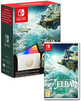 Nintendo Switch OLED - Zelda: Tears of the Kingdom Edition (inkl. Zelda Spiel)