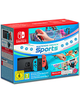 Nintendo Switch (2019) - Nintendo Switch Sports Set -Red/Blue-