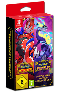 Pokémon Karmesin & Purpur - Steelbook Doppelpack