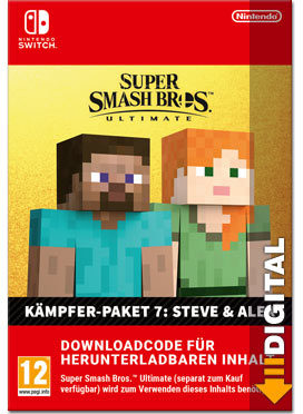 Super Smash Bros. Ultimate - Challenger Pack 07: Steve & Alex