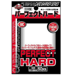 KMC Standard Sleeves 50 Perfect Hard (64 x 89 mm)