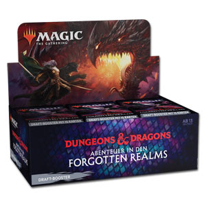 Magic Dungeons & Dragons: Abenteuer in den Forgotten Realms Draft Booster Display -DE-