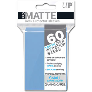 PRO-MATTE Card Sleeves 60 Small -Light Blue- (62 x 89 mm)