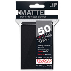 Card Sleeves Standard Pro-Matte -Black-