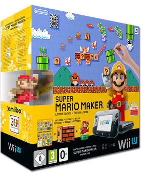 Nintendo Wii U - Super Mario Maker Pack -schwarz- (Nintendo)