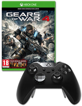 Gears of War 4 & Controller Wireless Xbox One -Elite-