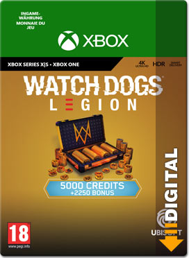 Watch Dogs: Legion - 7250 Credits Pack