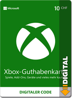 Microsoft Xbox Guthabenkarte CHF 10.--