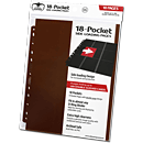 18-Pocket Side-Loading Pages (10 Pages) -Brown-