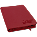 8-Pocket ZipFolio -Red-