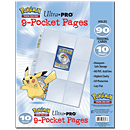 9-Pocket Pages for Pokémon 3 Hole (10 Pcs.)