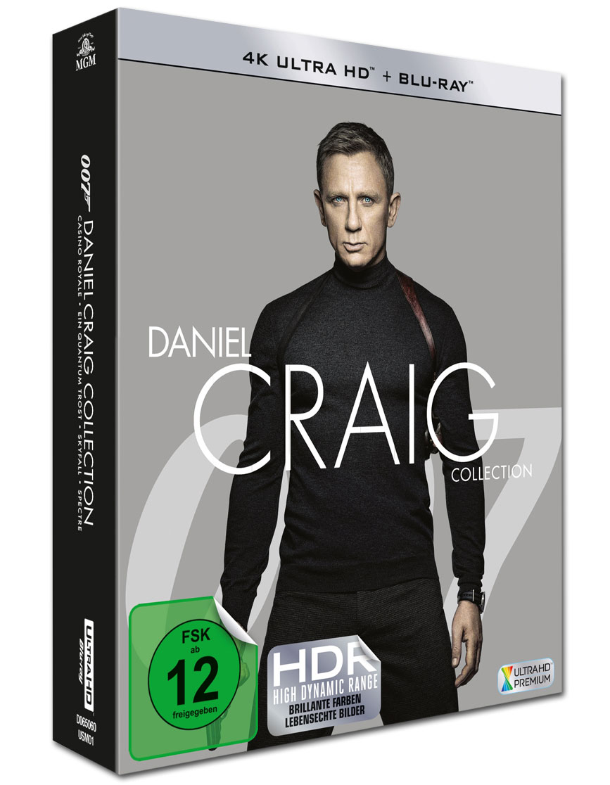 Daniel Craig Collection Blu-ray UHD (8 Discs)