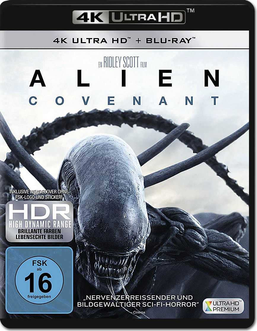 Alien: Covenant Blu-ray UHD (2 Discs)