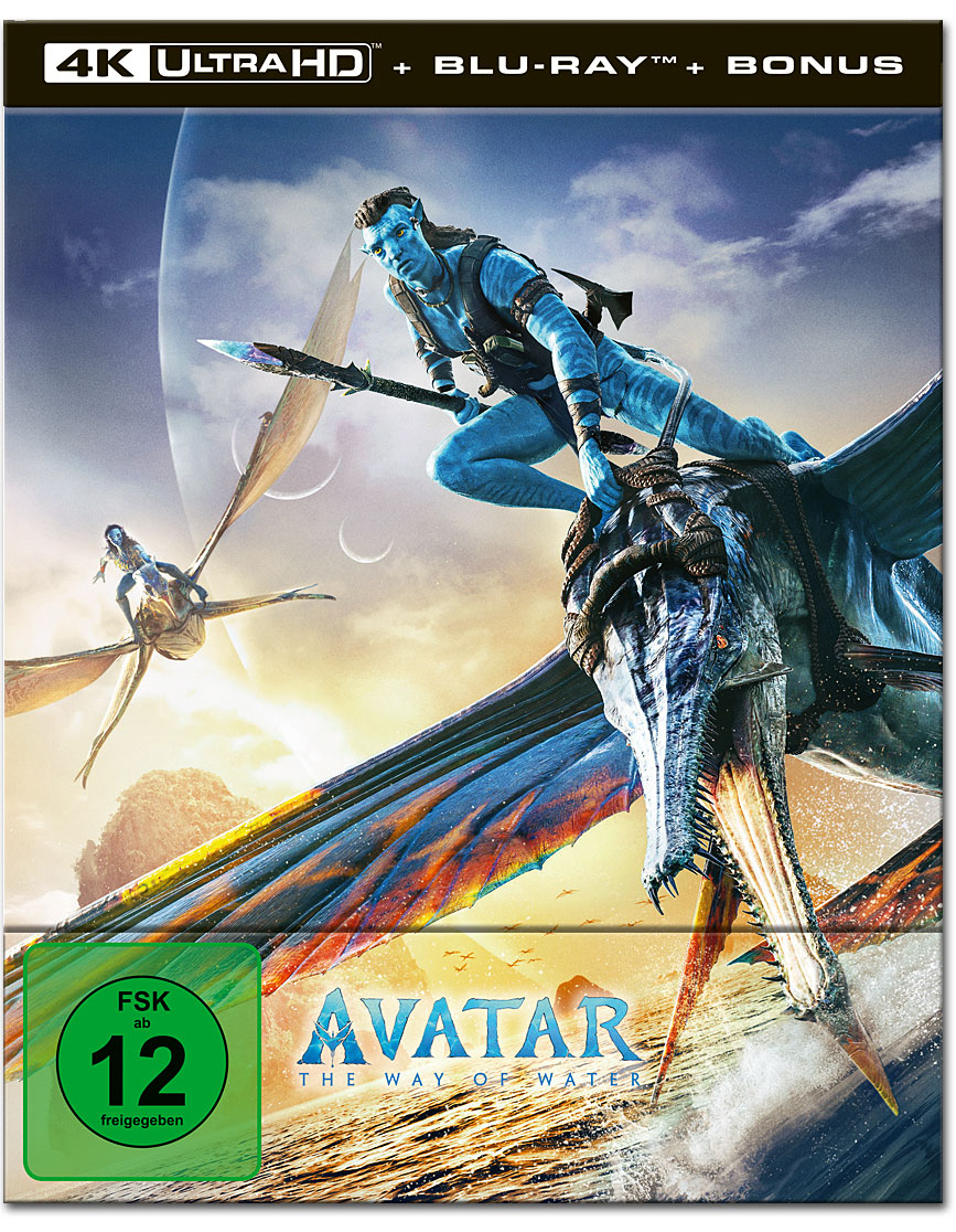 Avatar 2: The Way of Water - Steelbook Edition Blu-ray UHD (3 Discs)