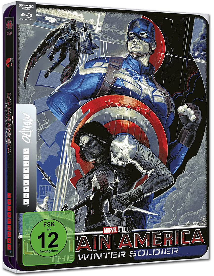Captain America: The Winter Soldier - Limited Mondo Steelbook Edition Blu-ray UHD (2 Discs)