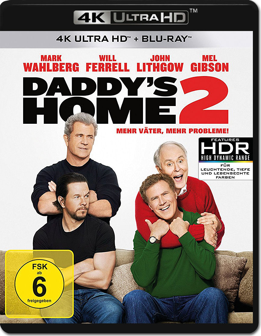 Daddy's Home 2: Mehr Väter, mehr Probleme! Blu-ray UHD (2 Discs)