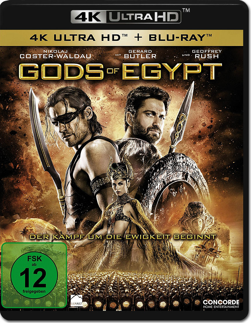 Gods of Egypt Blu-ray UHD (2 Discs)