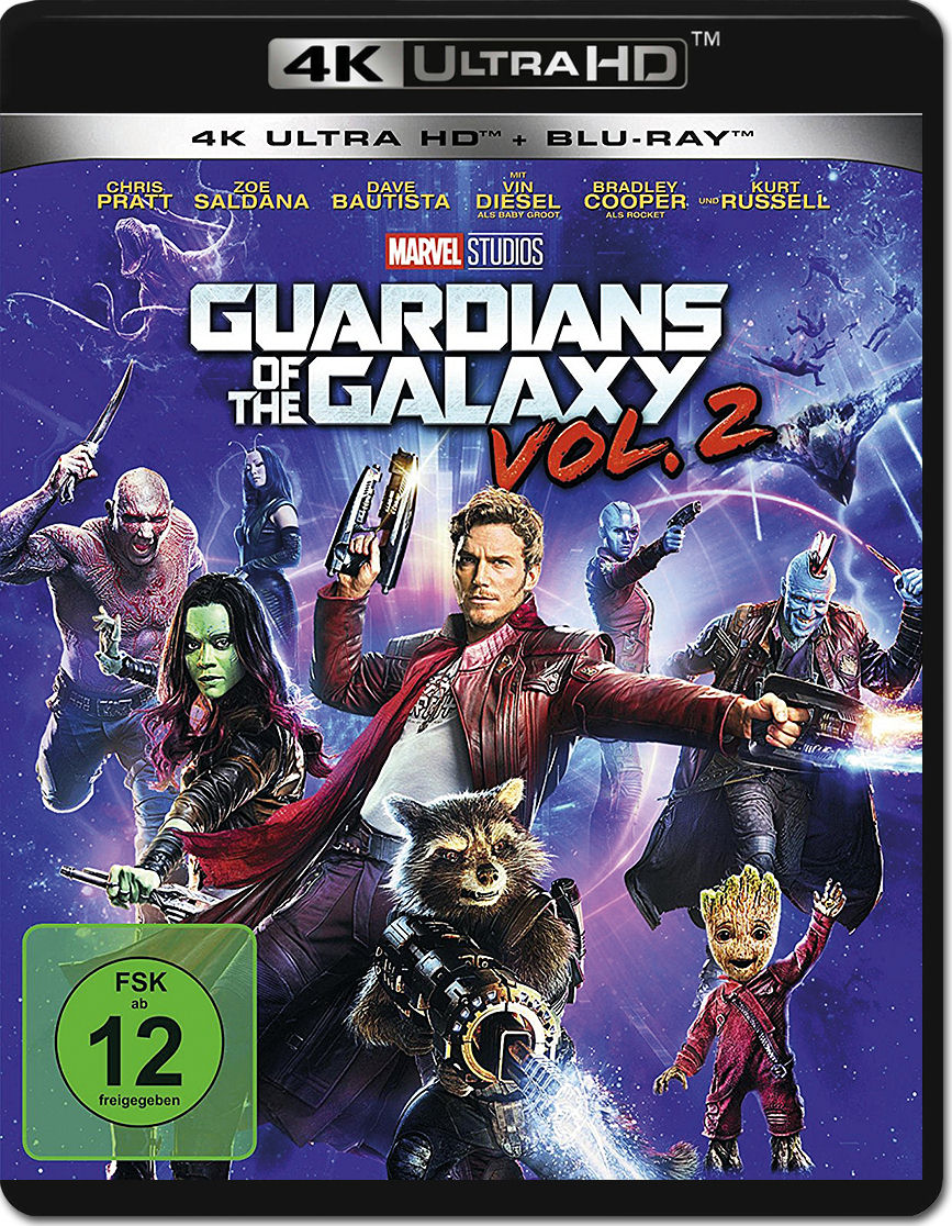 Guardians of the Galaxy Vol. 2 Blu-ray UHD (2 Discs)