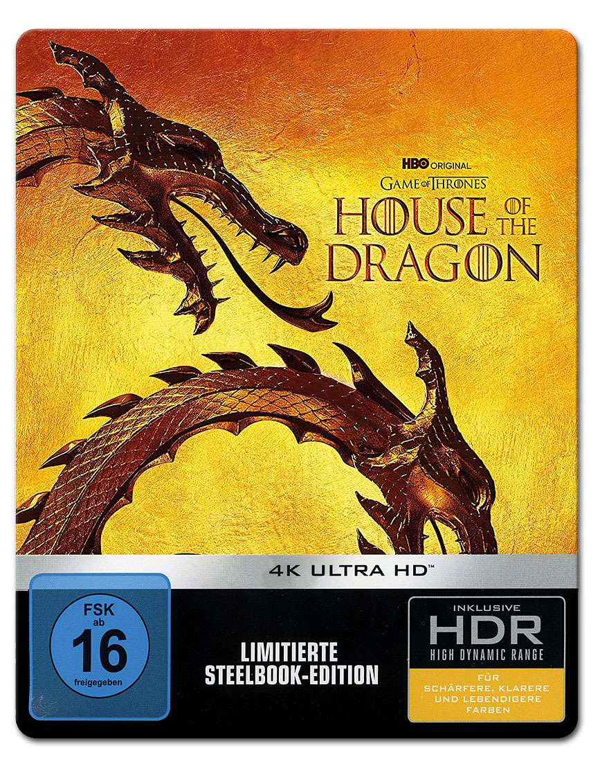 House of the Dragon: Staffel 1 - Steelbook Edition Blu-ray UHD (8 Discs)