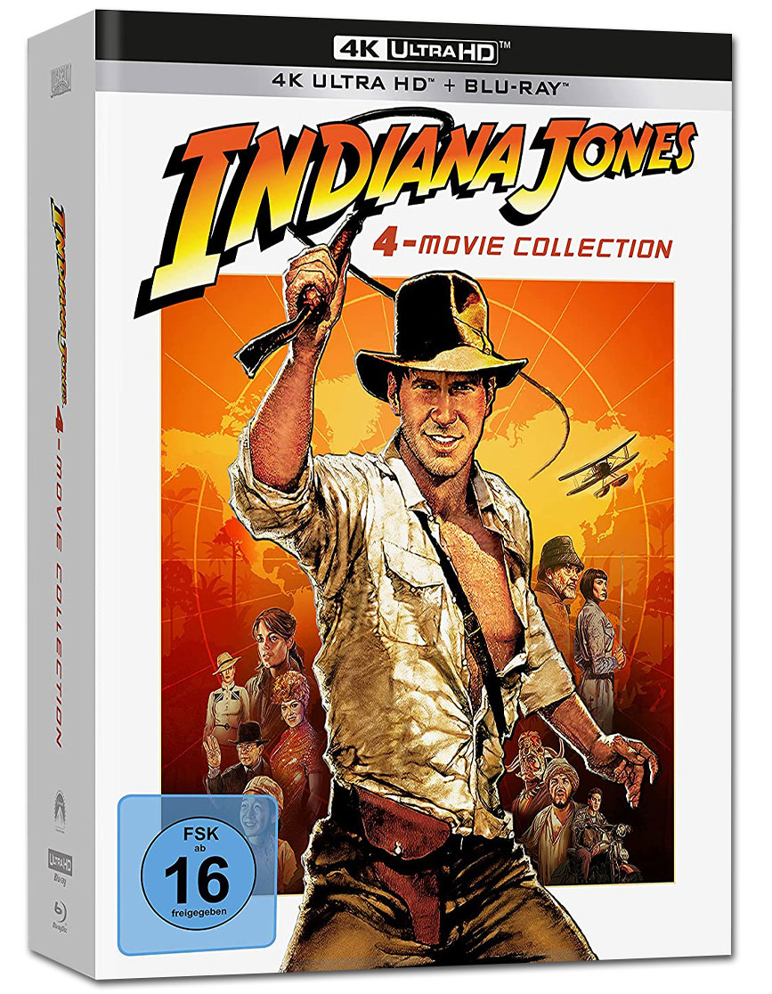 Indiana Jones - 4-Movie Collection Digipack Blu-ray UHD (9 Discs)