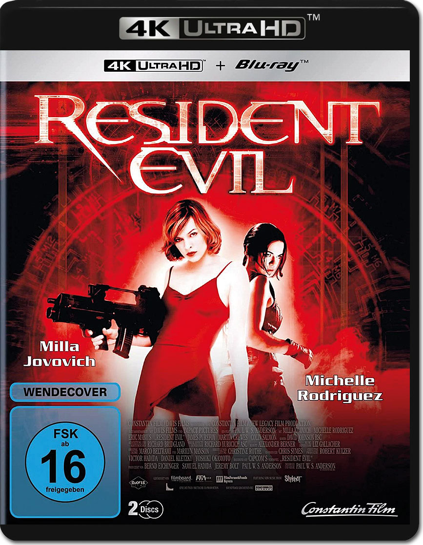 Resident Evil 1 Blu-ray UHD (2 Discs)