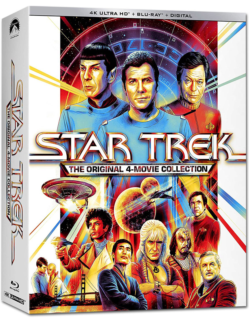 Star Trek 01-04: The Original 4-Movie Collection Blu-ray UHD (8 Discs)