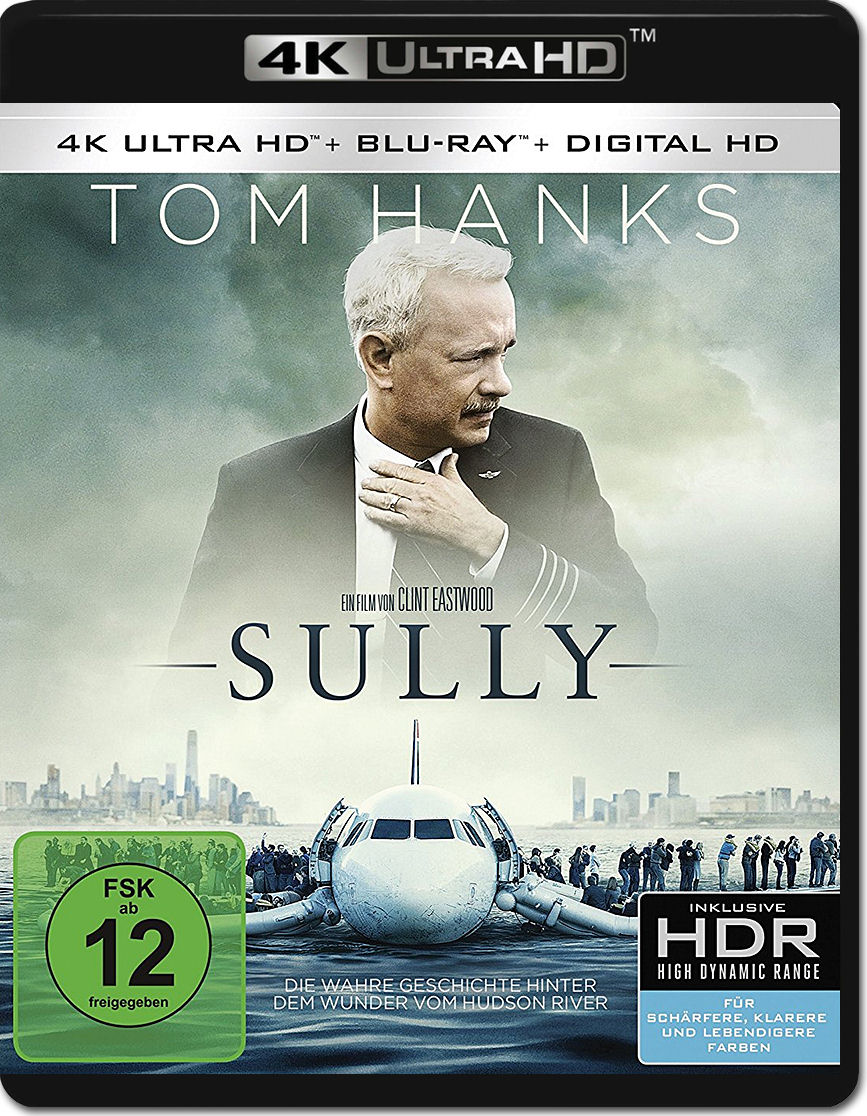 Sully Blu-ray UHD (2 Discs)