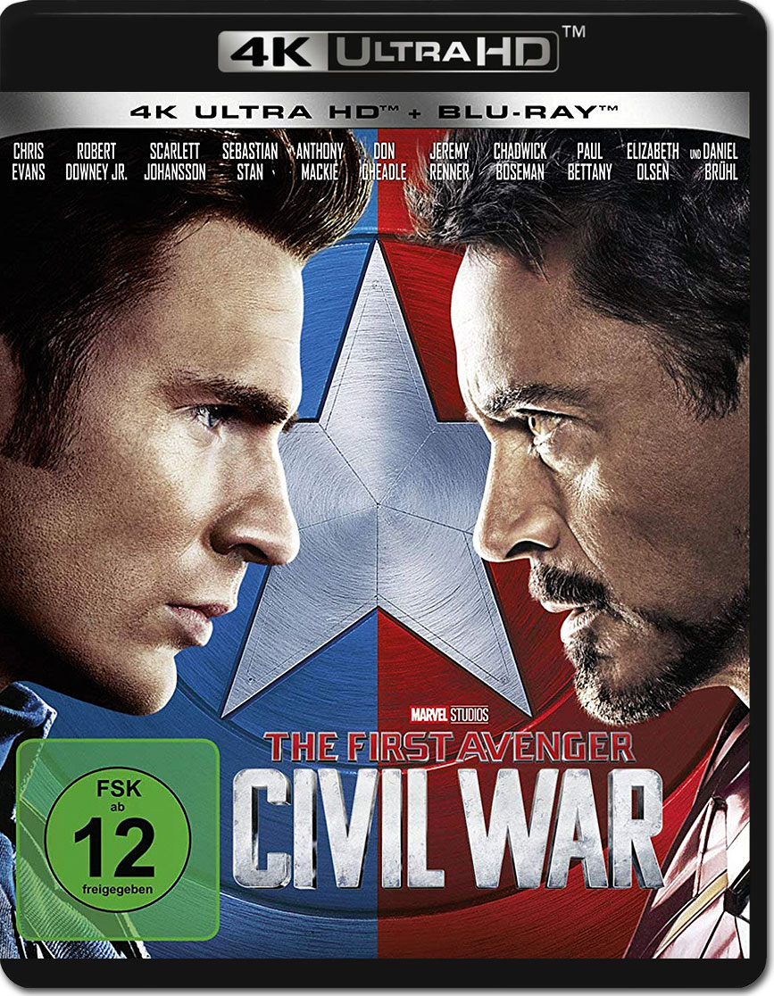 The First Avenger: Civil War Blu-ray UHD (2 Discs)