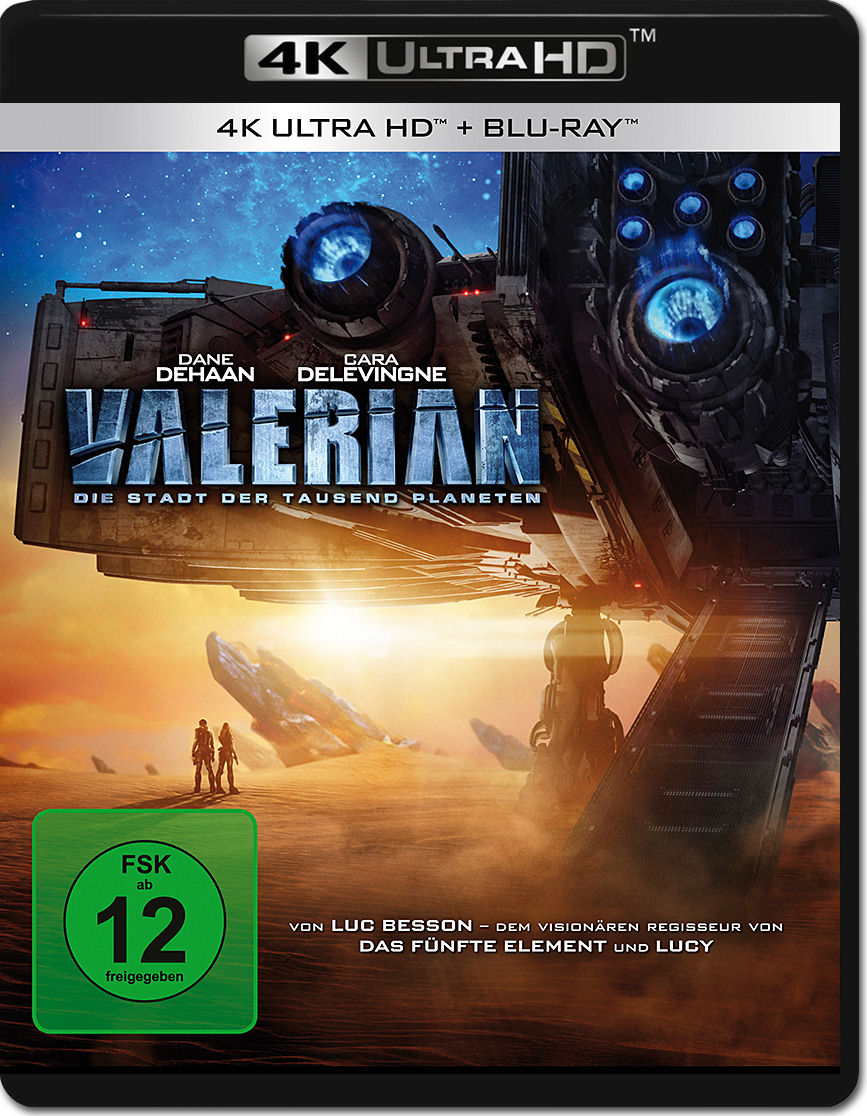 Valerian: Die Stadt der tausend Planeten Blu-ray UHD (2 Discs)