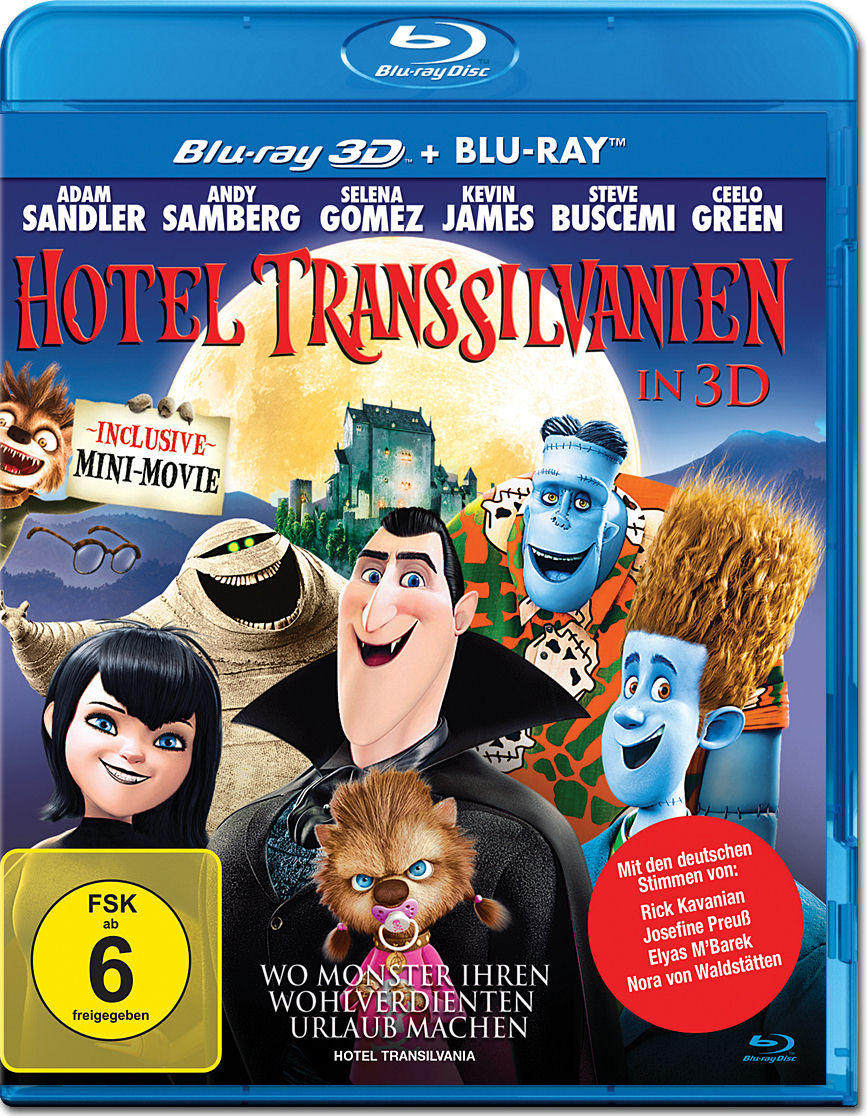 Hotel Transsilvanien 1 Blu-ray 3D (2 Discs) [Blu-ray 3D Filme] • World ...