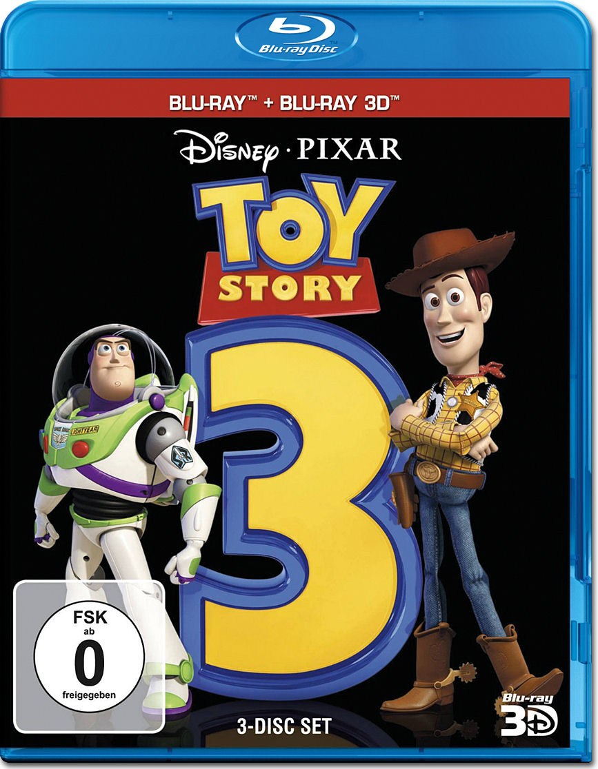 Toy Story 3 Blu-ray 3D (3 Discs)