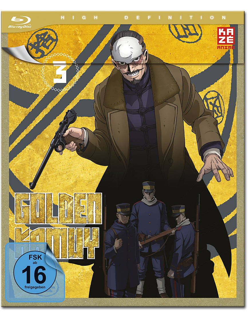 Golden Kamuy Vol. 3 Blu-ray
