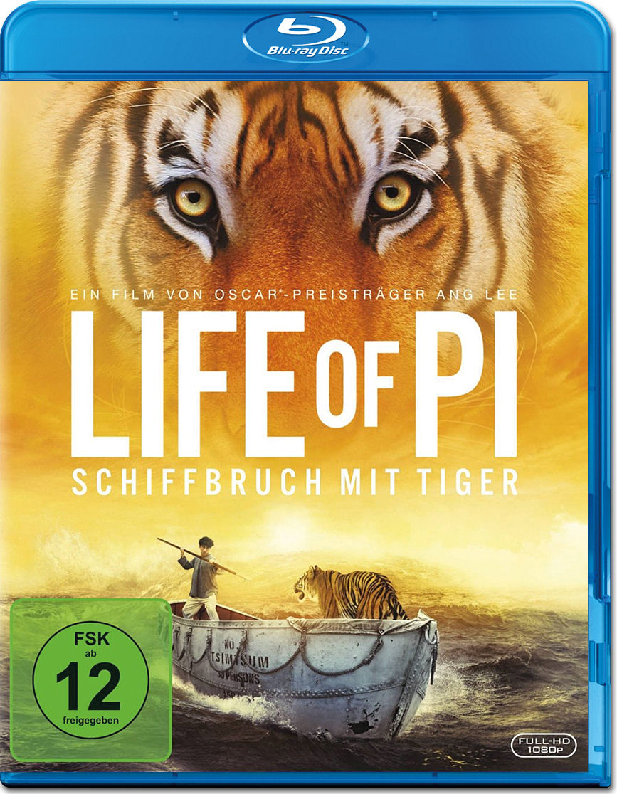 Life of Pi: Schiffbruch mit Tiger Blu-ray