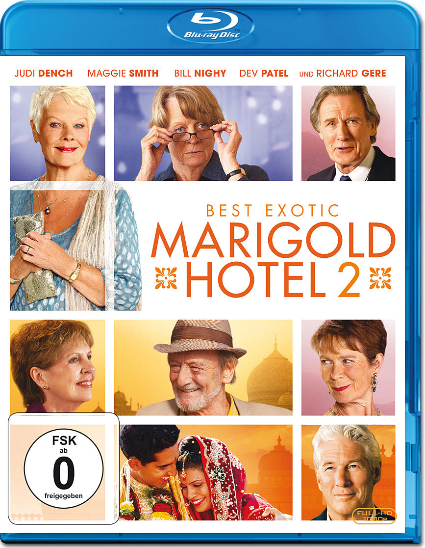 Best Exotic Marigold Hotel 2 Blu-ray