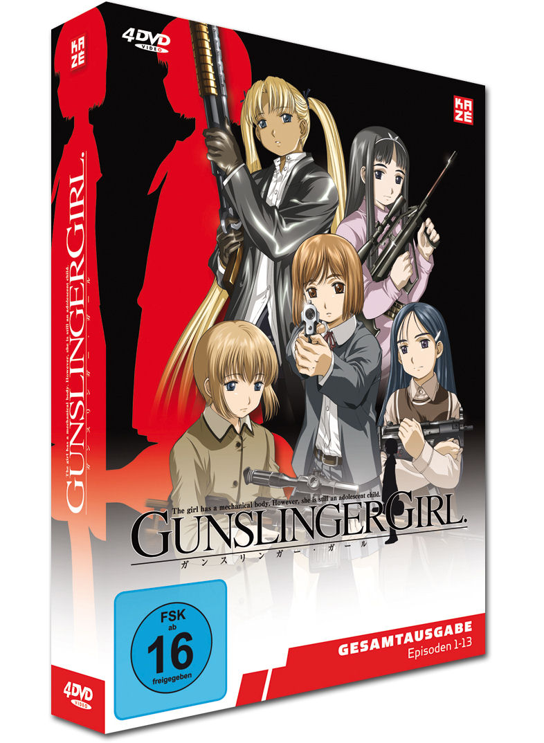 Gunslinger Girl - Slimpack Box (4 DVDs) [Anime DVD] • World of Games