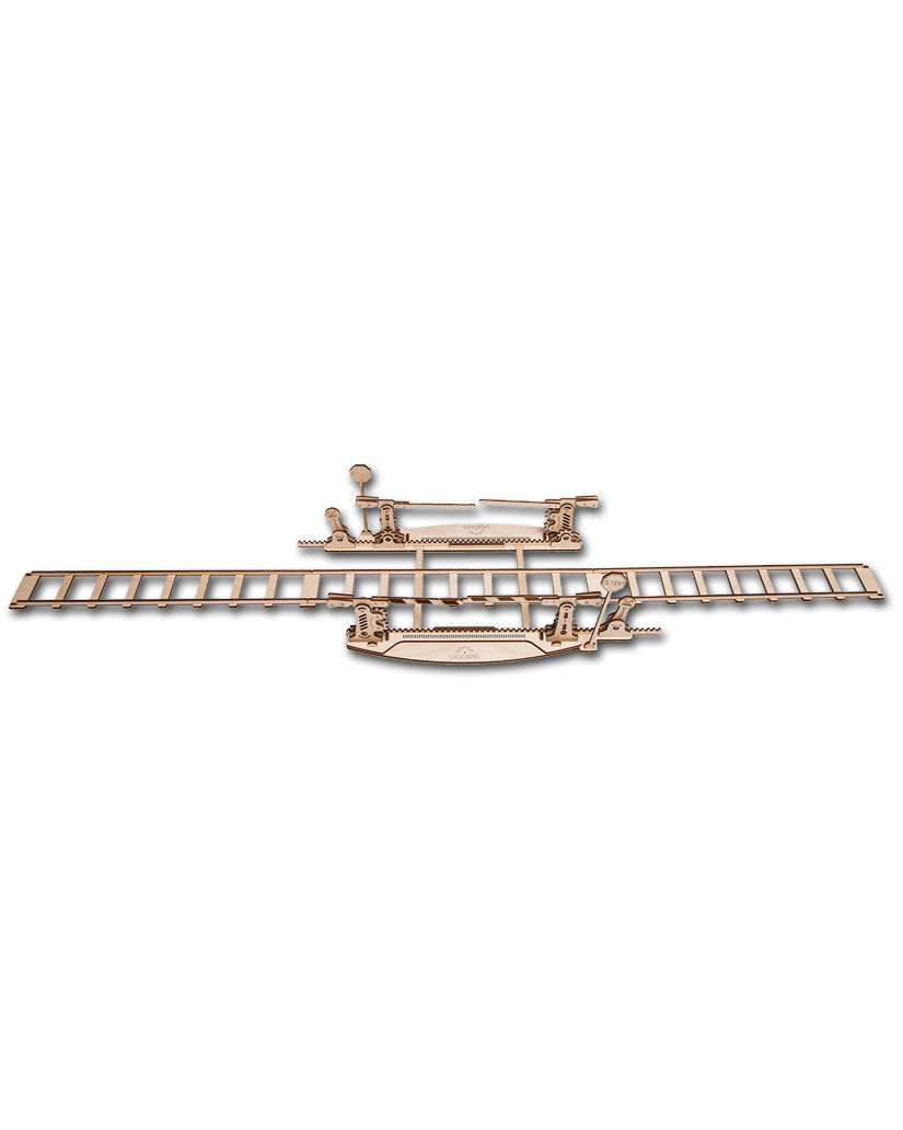 UGEARS Models: Set of Rails with Crossing (70014)