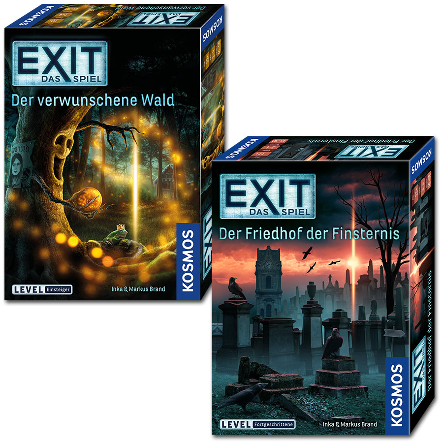 Exit - Das Spiel Bundle 7 (Der verwunschene Wald, Der Friedhof der Finsternis)