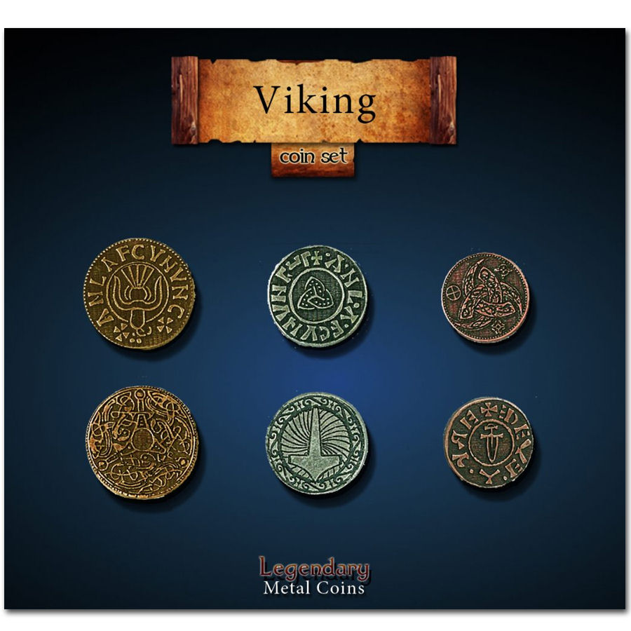 Legendary Metal Coins - Viking Coin Set