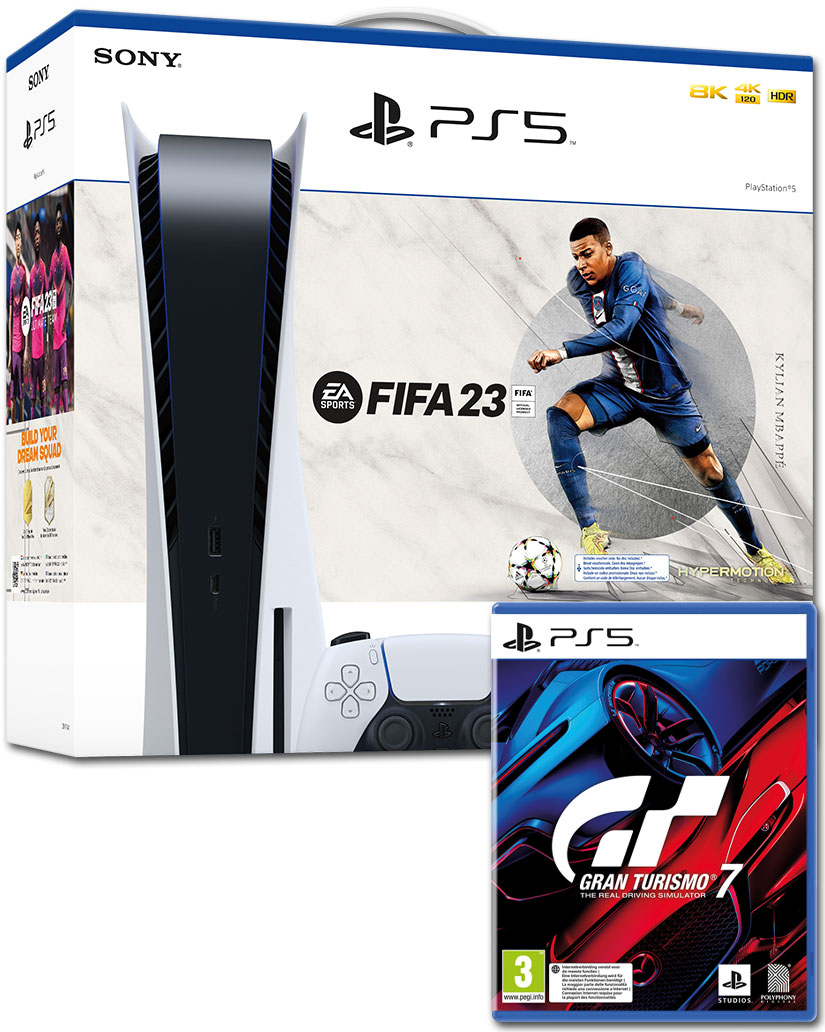 PlayStation 5 - FIFA 23 Bundle + Gran Turismo 7 Set